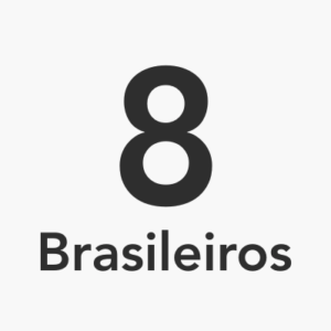 Pacote de 8 aulas com professores brasileiros